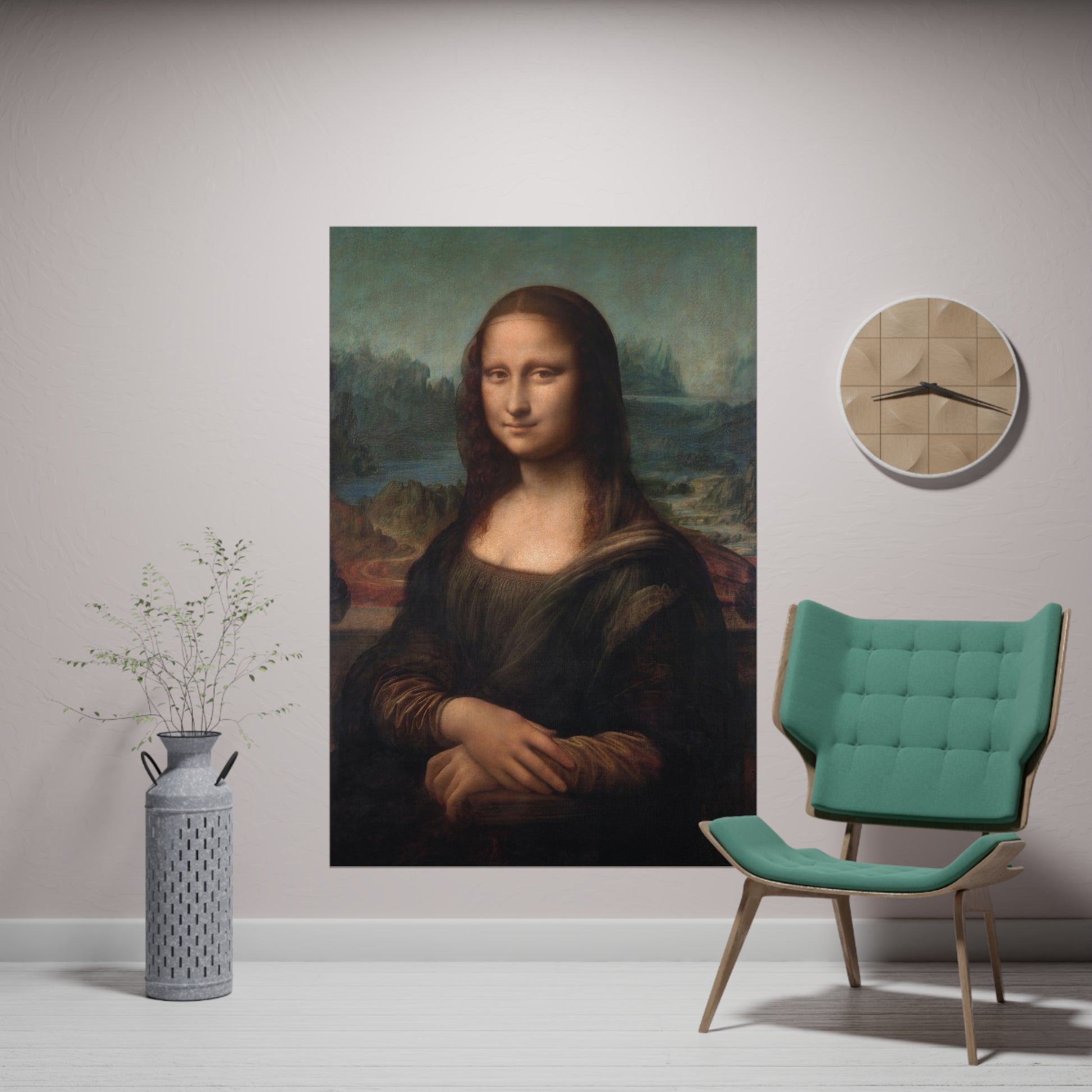 Poster Vertical din hârtie mată - Mona Lisa - Gioconda - de Leonardo da Vinci - Pictura Celebră