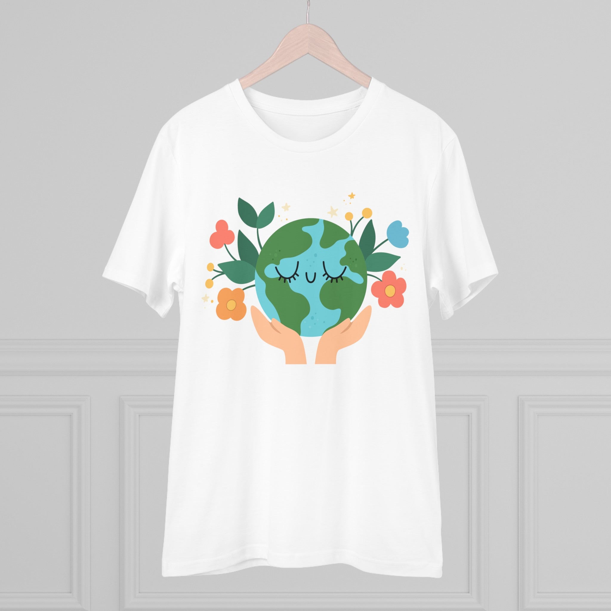 Tricou Organic Eco-Friendly Unisex - Happy Earth Hug