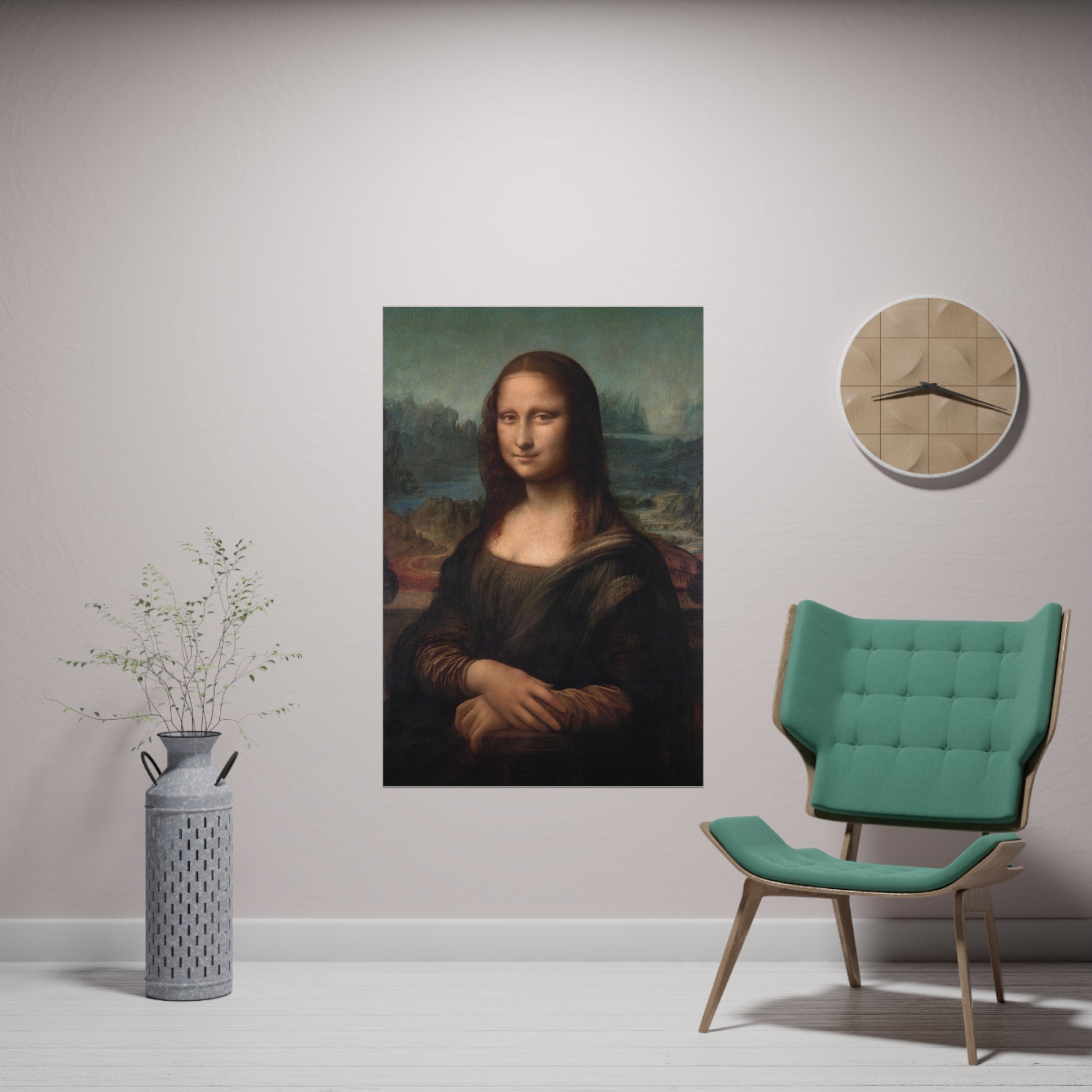 Poster Vertical din hârtie mată - Mona Lisa - Gioconda - de Leonardo da Vinci - Pictura Celebră