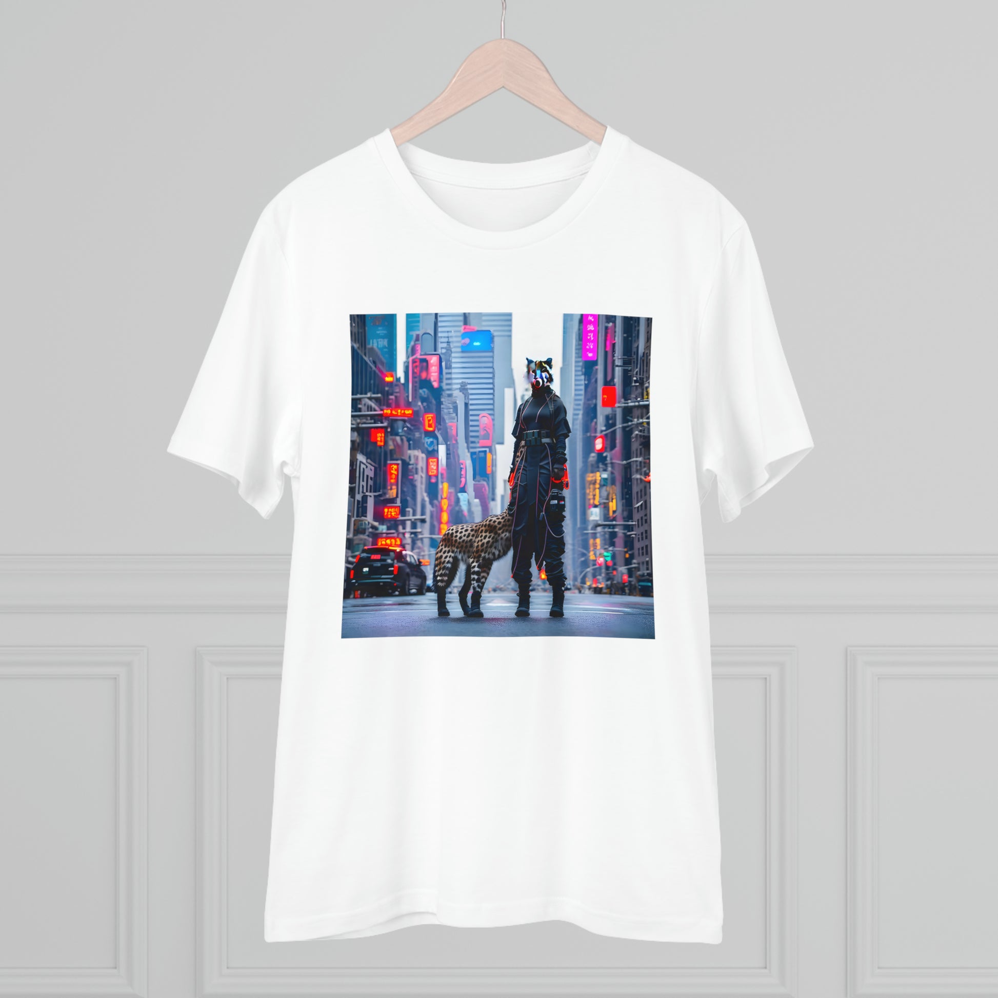 Tricou Organic Eco-Friendly Unisex - Apocalypse of the Future AI Print