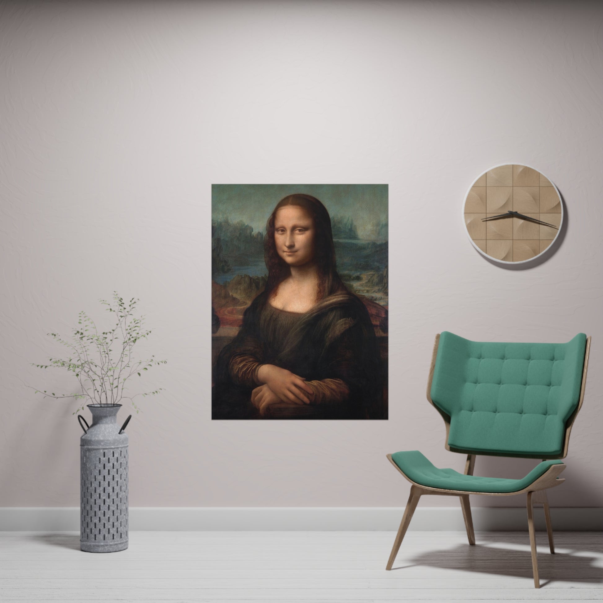 Poster Vertical din hârtie mată - Mona Lisa - Gioconda - de Leonardo da Vinci - Pictura Celebră