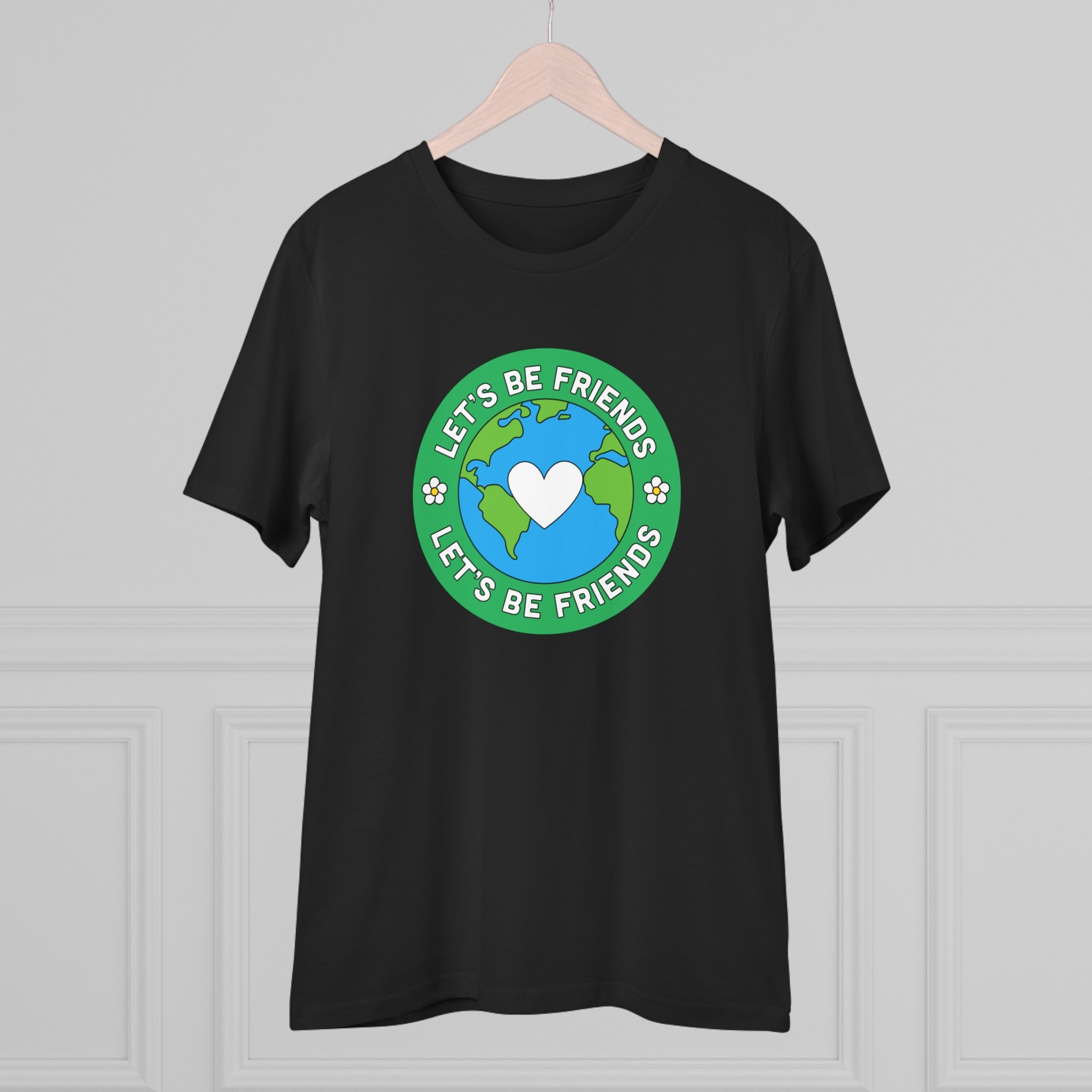 Tricou Organic Eco-Friendly Unisex - Let's Be Friends