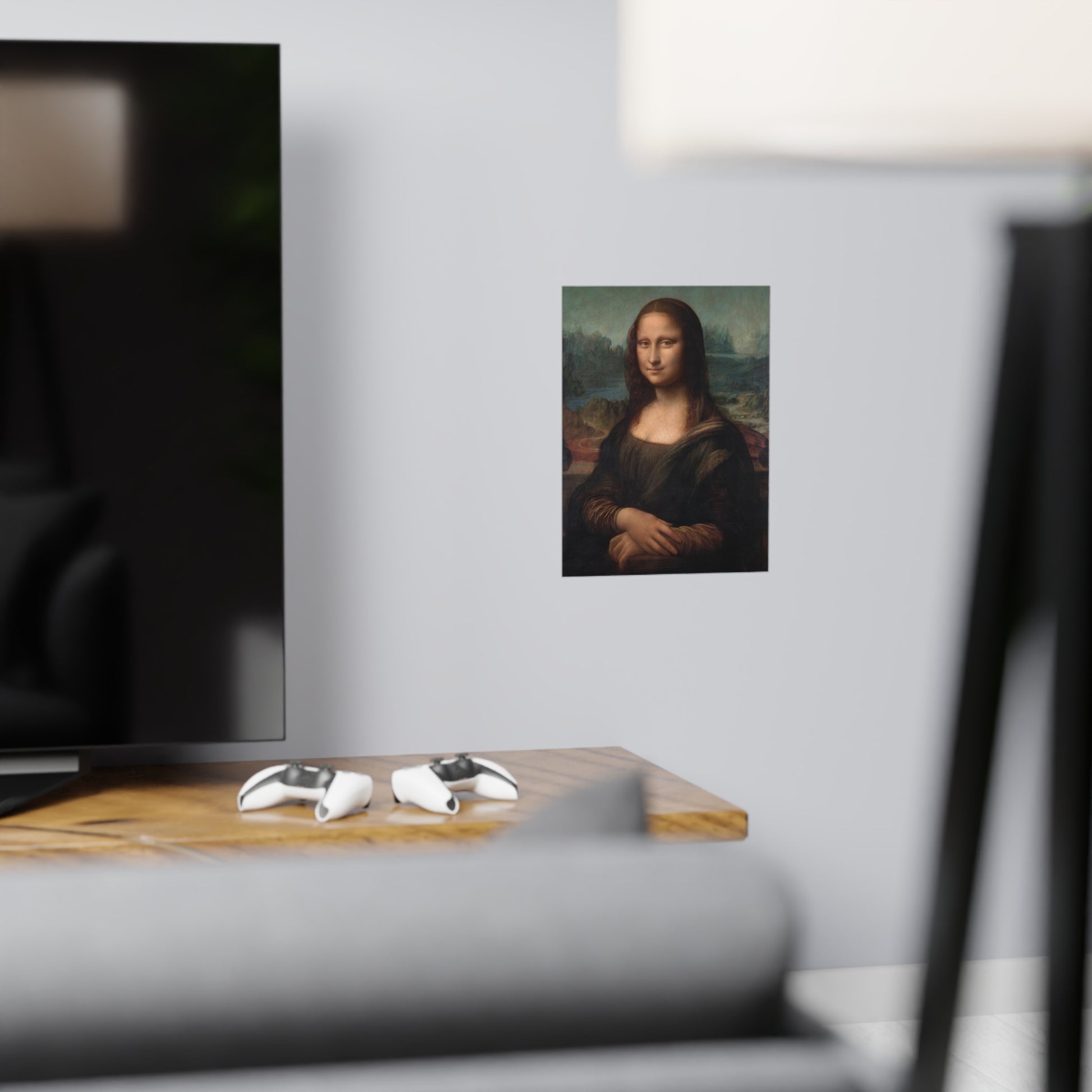 Poster Vertical din hârtie mată - Mona Lisa - Gioconda - de Leonardo da Vinci - Pictura Celebră