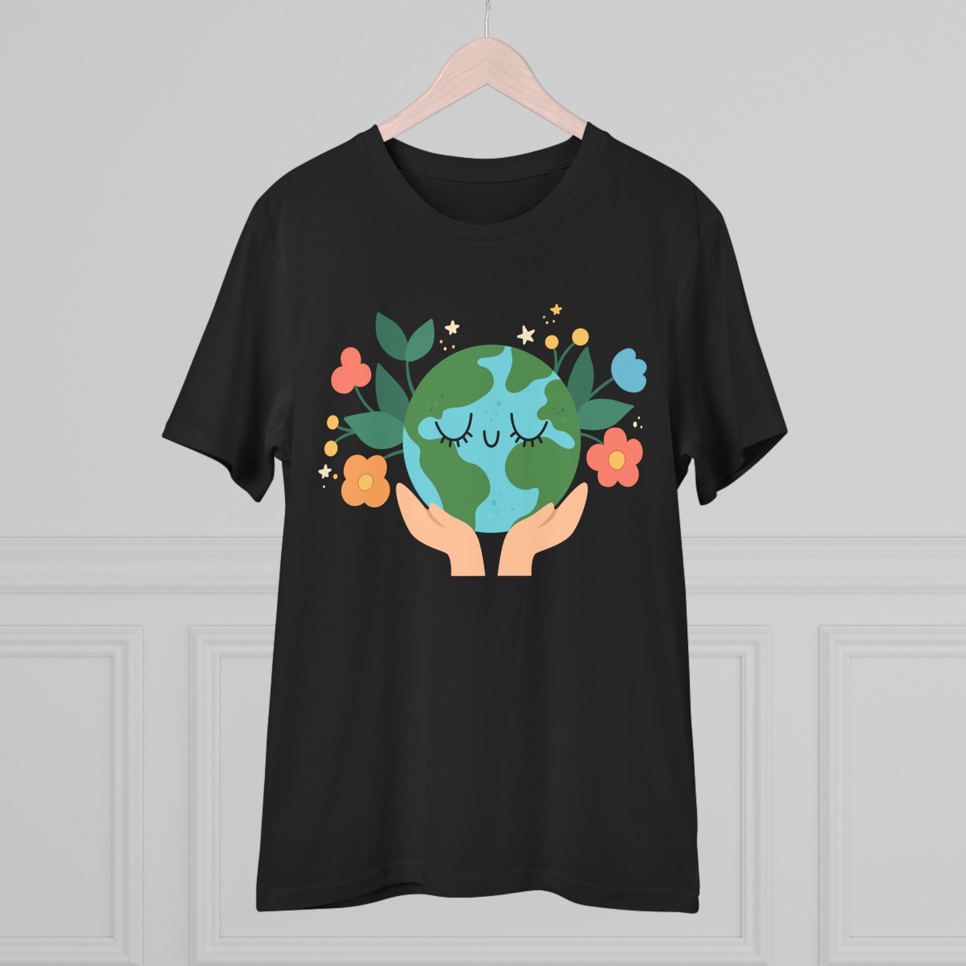 Tricou Organic Eco-Friendly Unisex - Happy Earth Hug