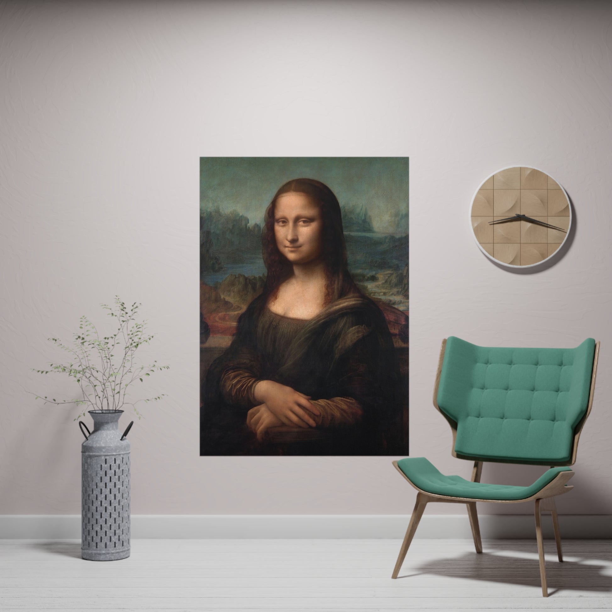 Poster Vertical din hârtie mată - Mona Lisa - Gioconda - de Leonardo da Vinci - Pictura Celebră