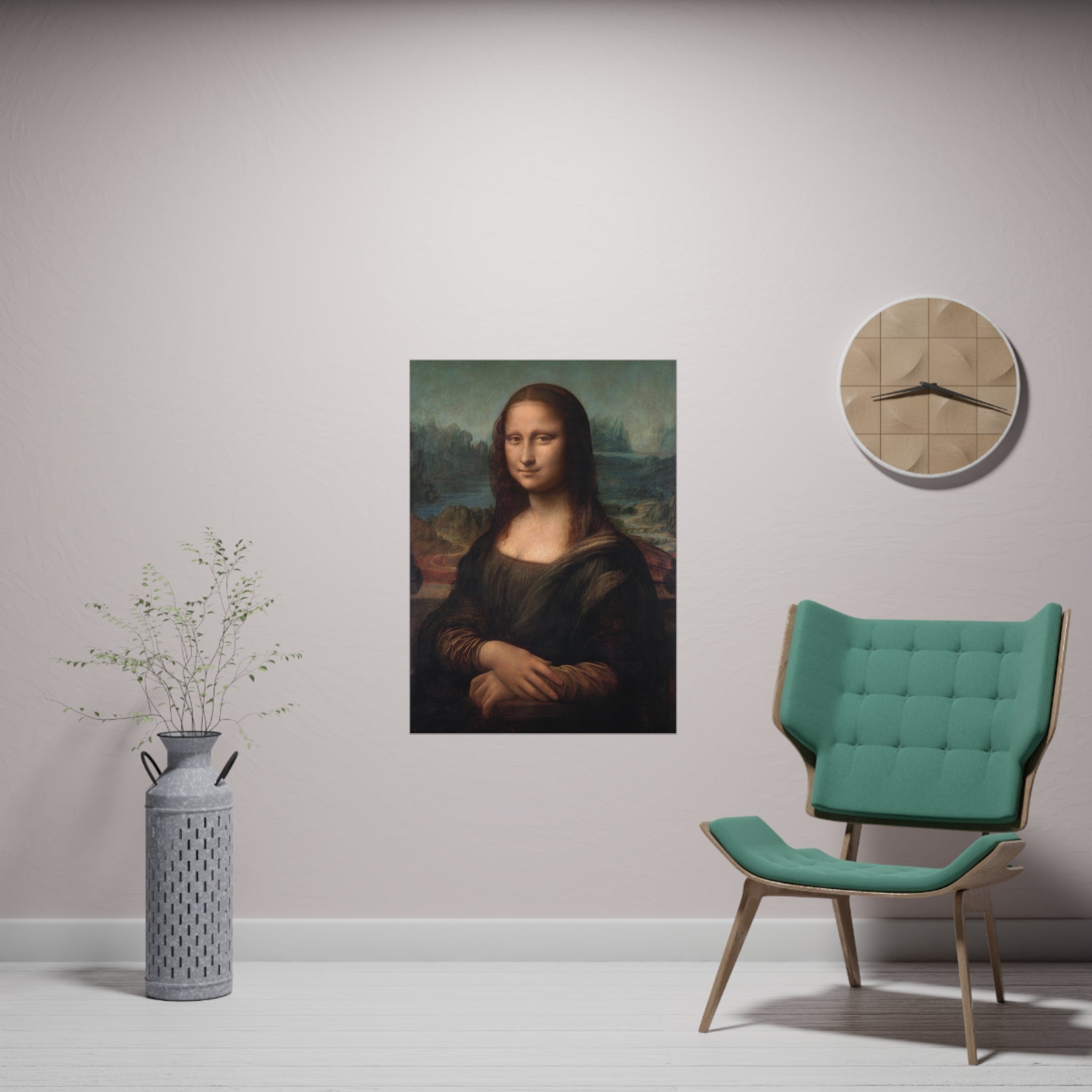 Poster Vertical din hârtie mată - Mona Lisa - Gioconda - de Leonardo da Vinci - Pictura Celebră