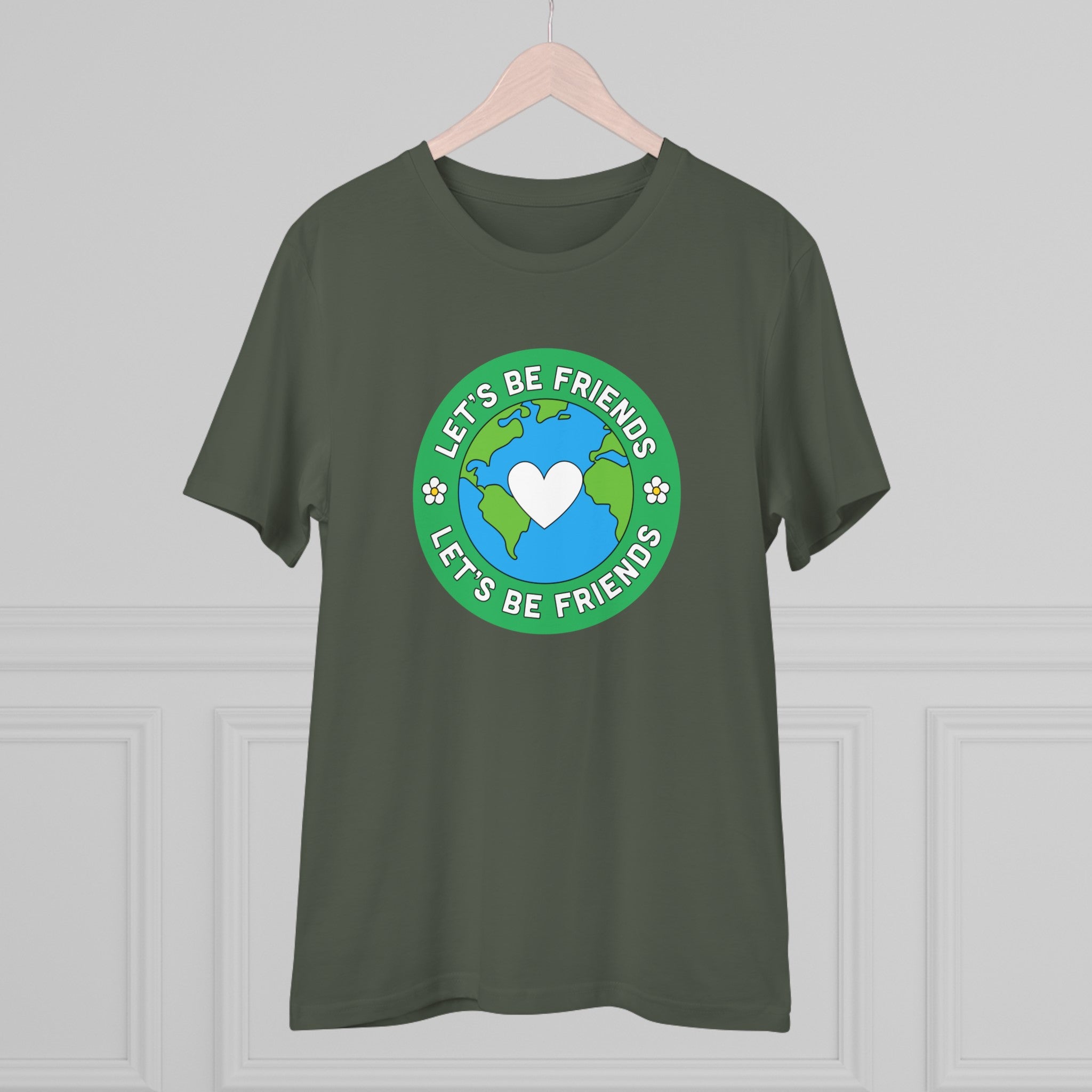 Tricou Organic Eco-Friendly Unisex - Let's Be Friends