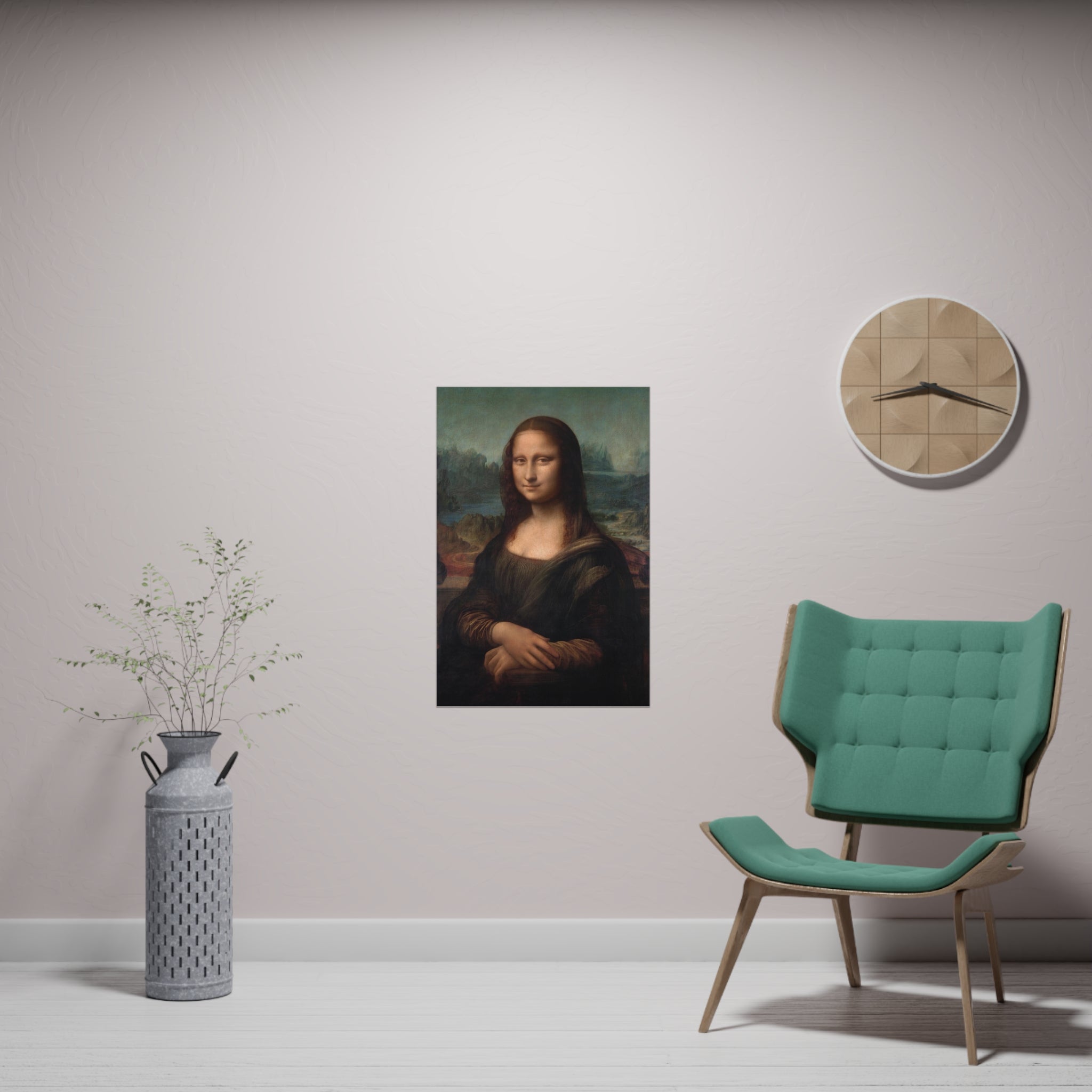 Poster Vertical din hârtie mată - Mona Lisa - Gioconda - de Leonardo da Vinci - Pictura Celebră