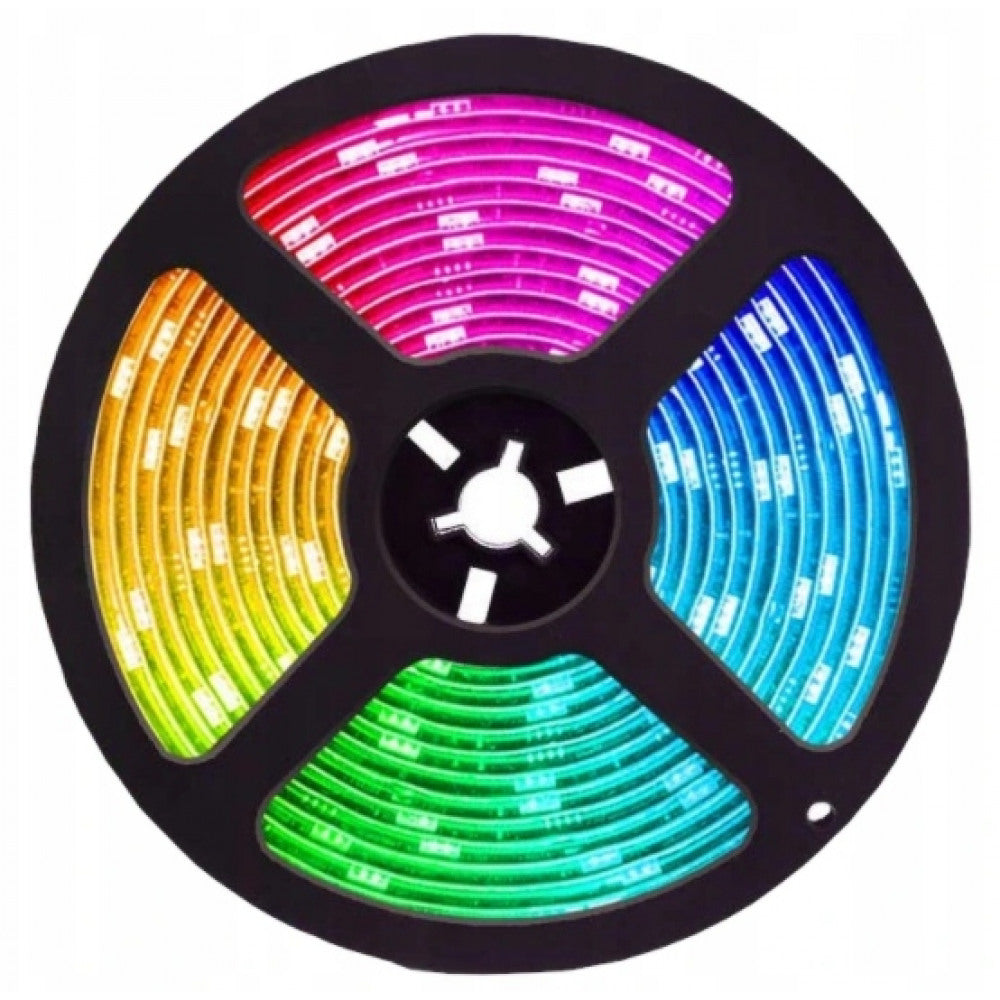 Banda LED RGB Waterproof, 5 Metri, 300 de LED-uri