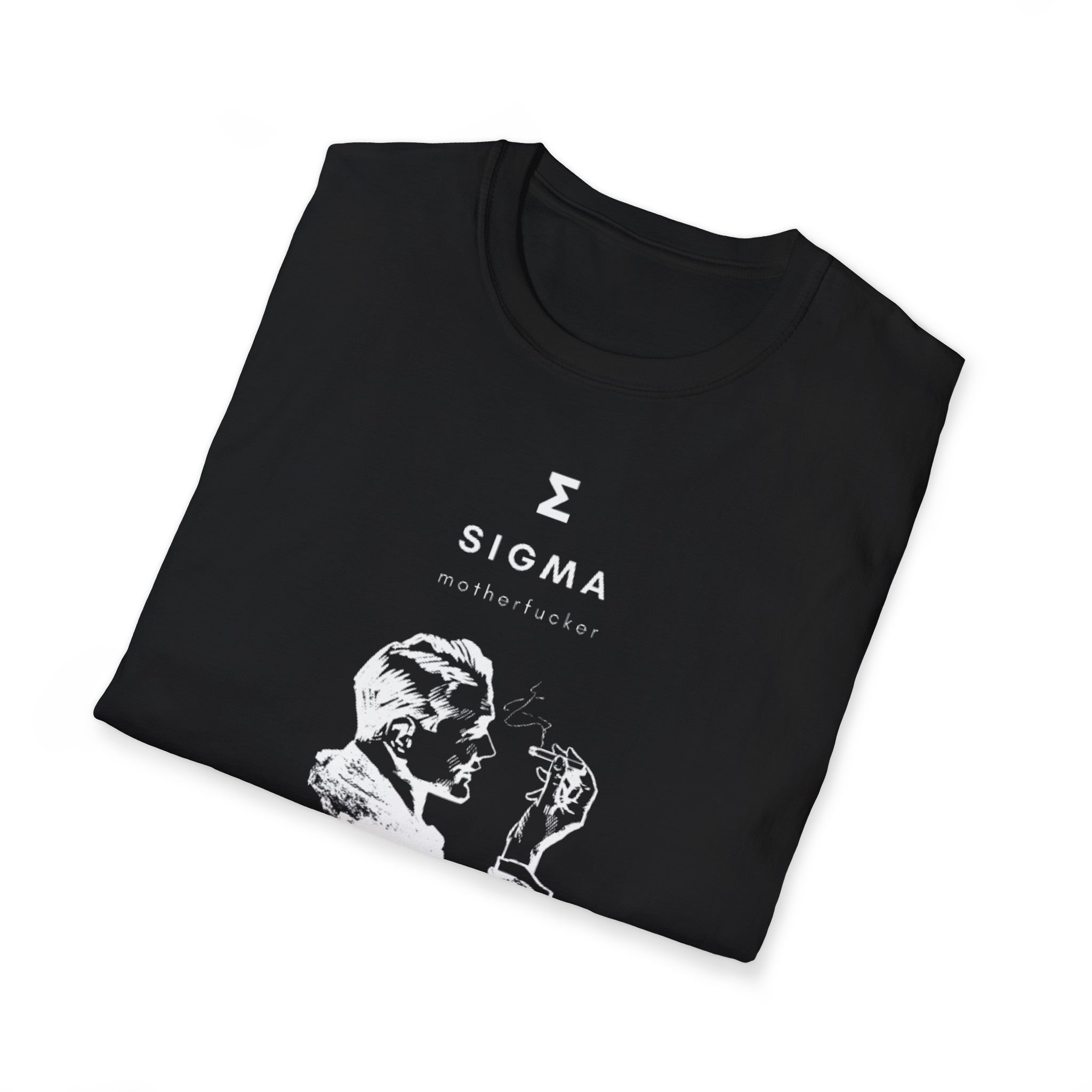 Tricou Unisex - Print - Sigma Male Smoking