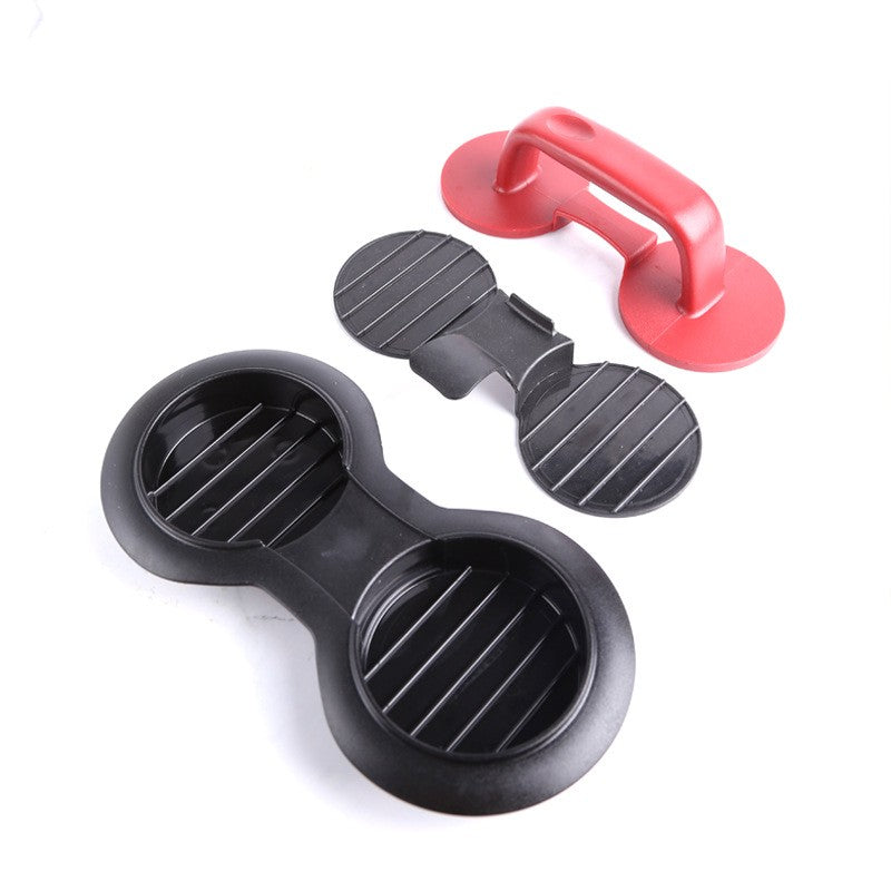 Presa dubla pentru hamburgeri 2 in 1, forma si presa, cu maner, material ABS, 20x10 cm, 140 g, negru